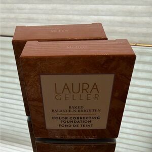 2X Laura Geller Baked Balanced-N-Brighten Color Correcting Foundation in Medium